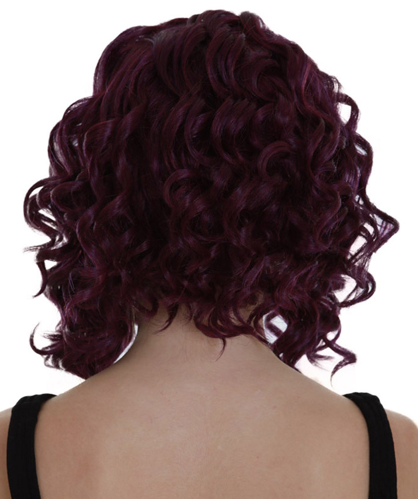 Enchanted Skye | Women's Purple Color Curly Shoulder Length Trendy Enchanted Skye Wig