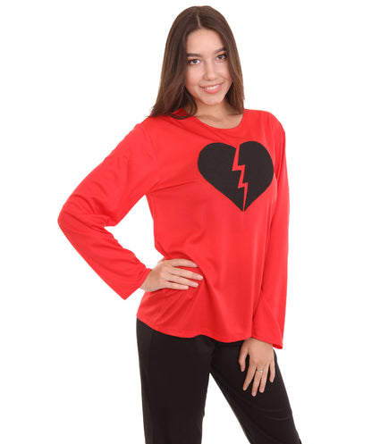 Red Broken Heart Costume