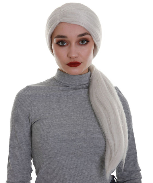 Grey Color Ponytail Wig