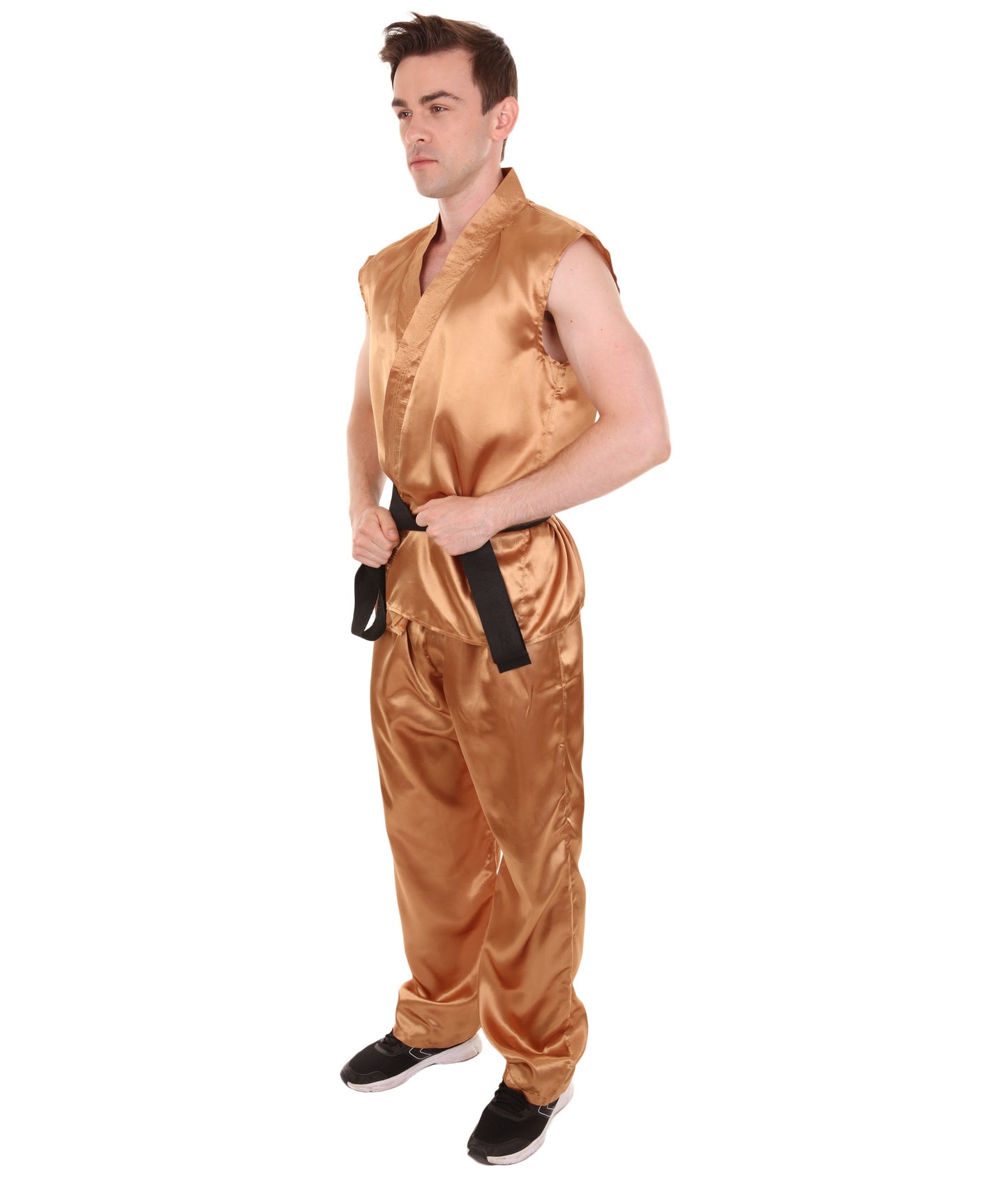 Brown Men's Karate Fancy Costume