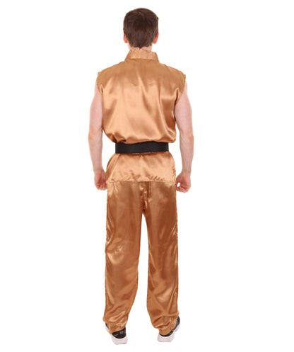 Brown Men's Karate Fancy Costume