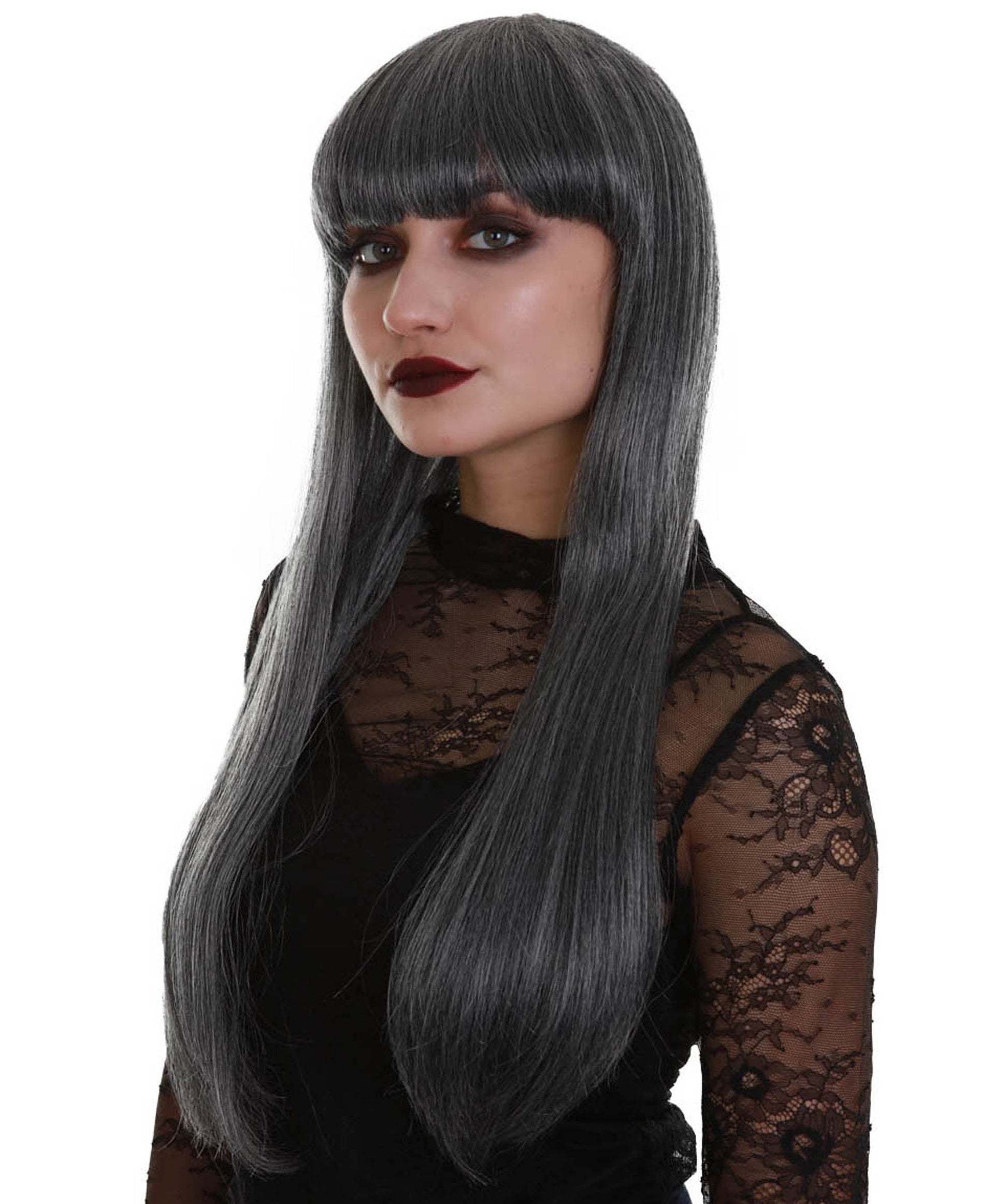 Dark Grey Color Midnight Wig