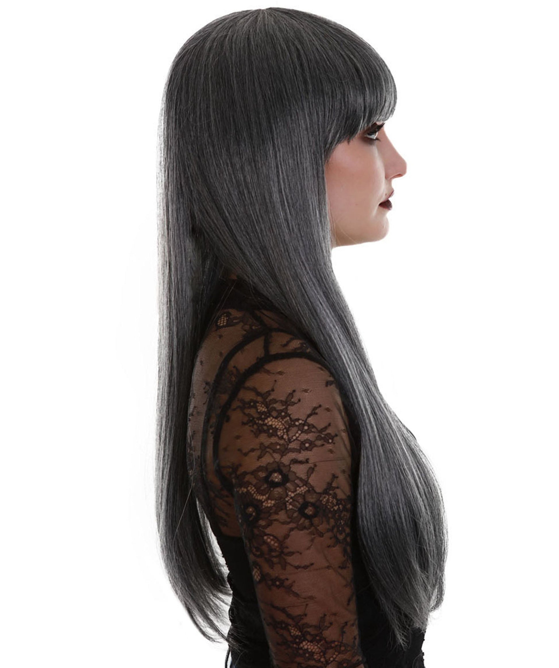 Dark Grey Color Midnight Wig