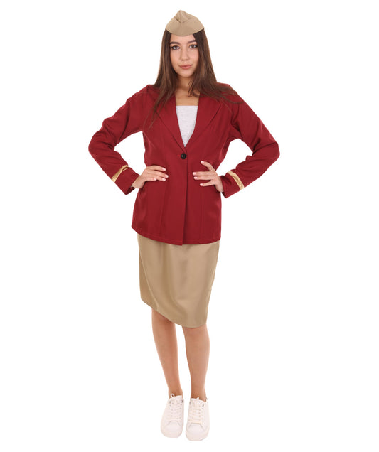 Women's Military Uniform Costume | Multi Fancy Costume