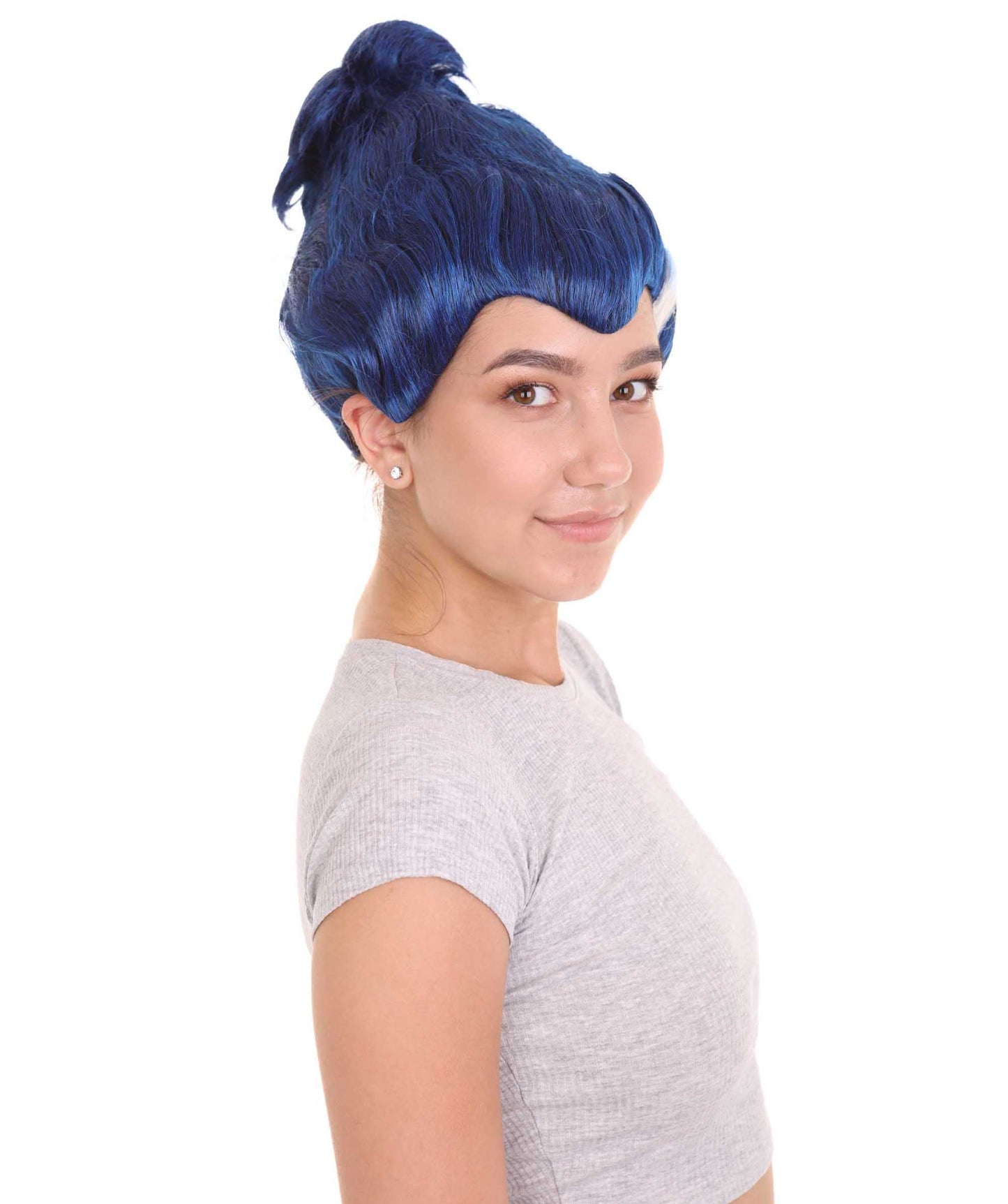 Monster Family Blue Wig