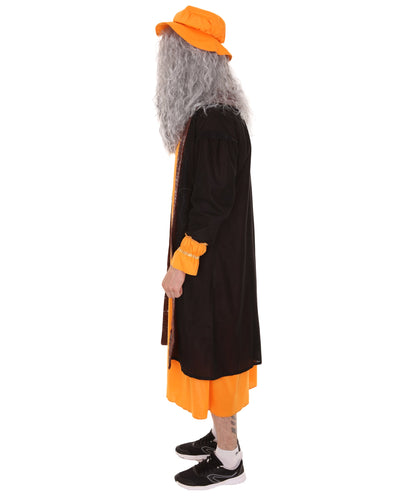 Orange Leonardo Da Vinci Painter Artist Costume 