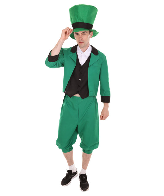 St Patric Green Men's Deluxe Mr. Leprechaun Costume