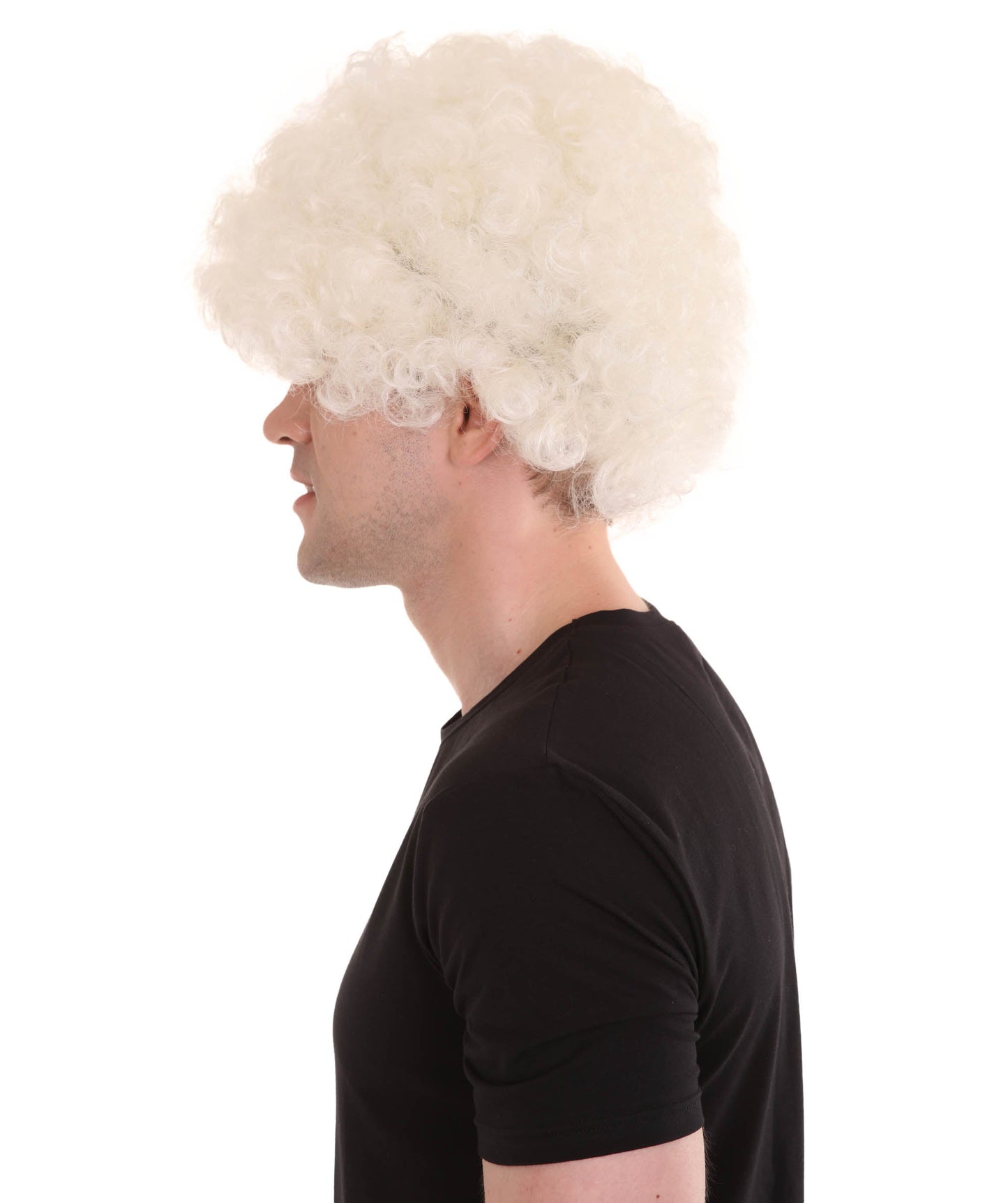 White jumbo sports wig