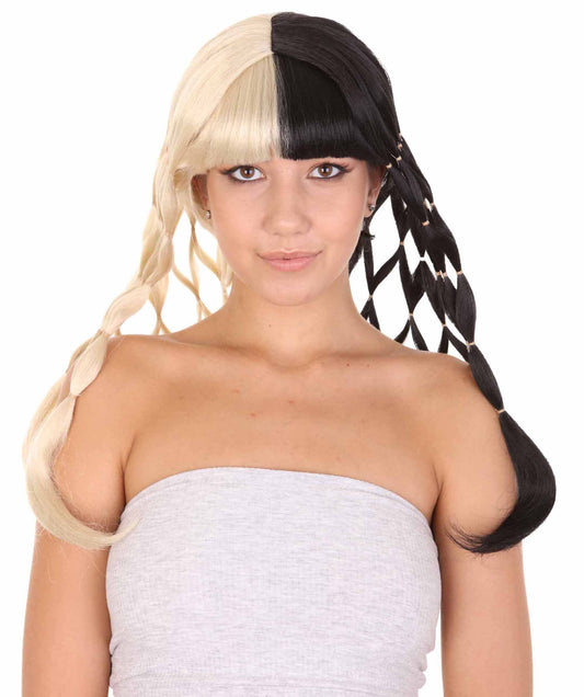  Fancy Style Blonde Black Wig 