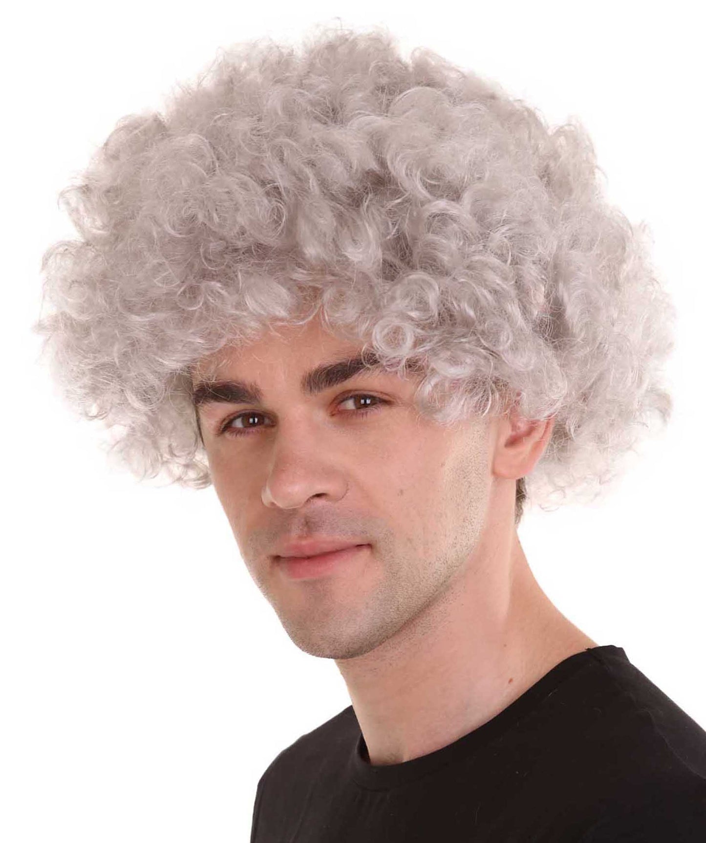 Grey Afro Unisex Wig