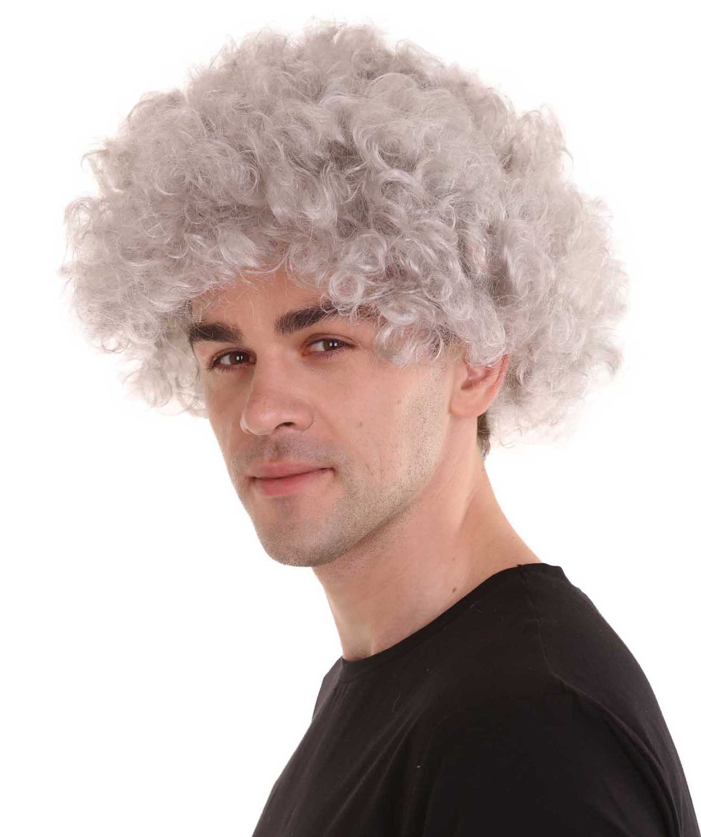 Grey Afro Unisex Wig