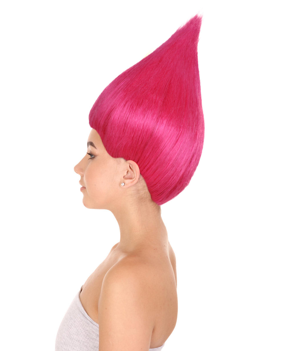  Neon Pink||Unisex Troll Wig