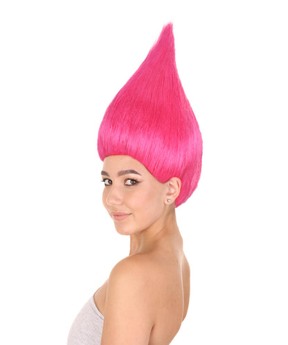  Neon Pink||Unisex Troll Wig