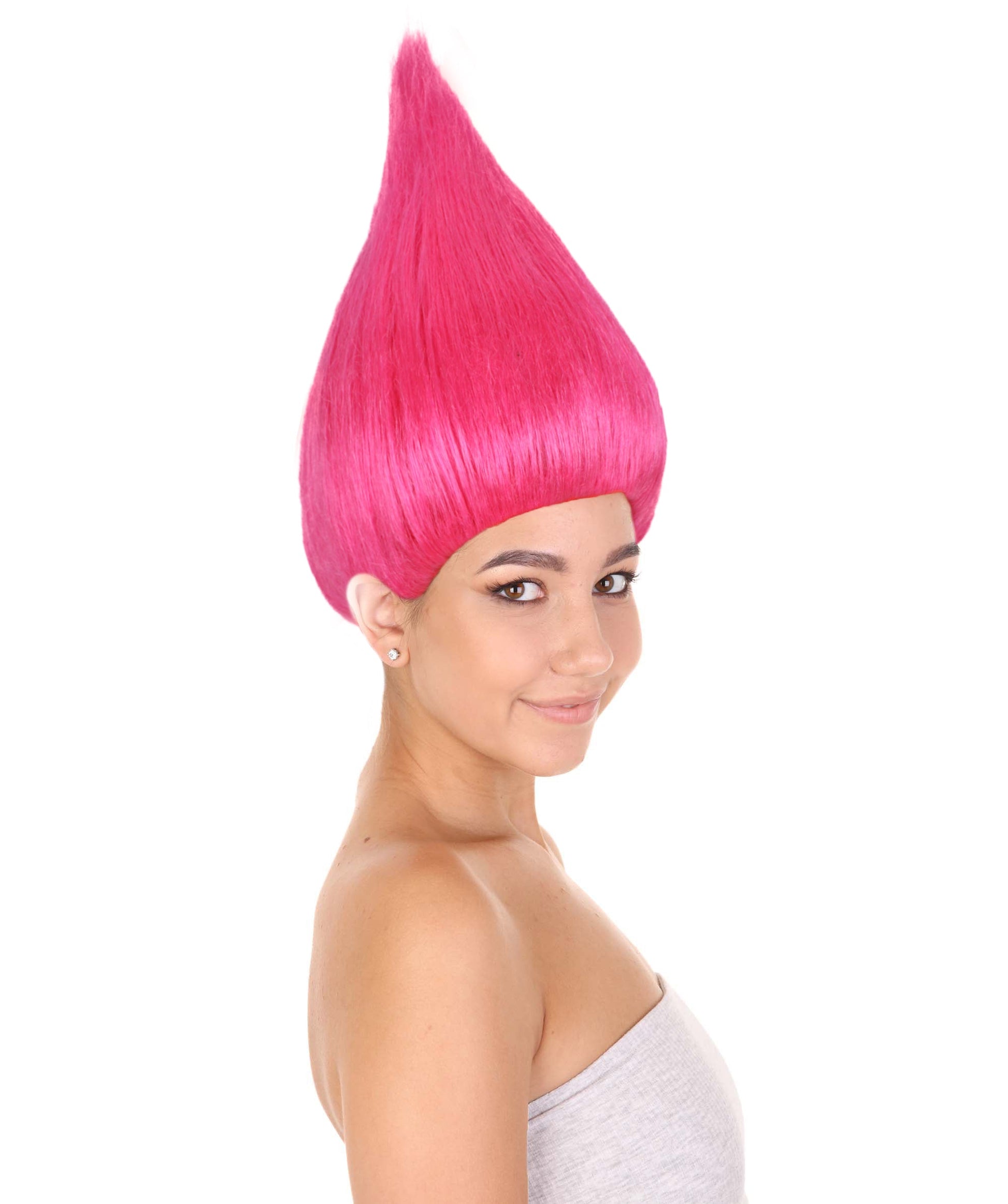  Neon Pink||Unisex Troll Wig