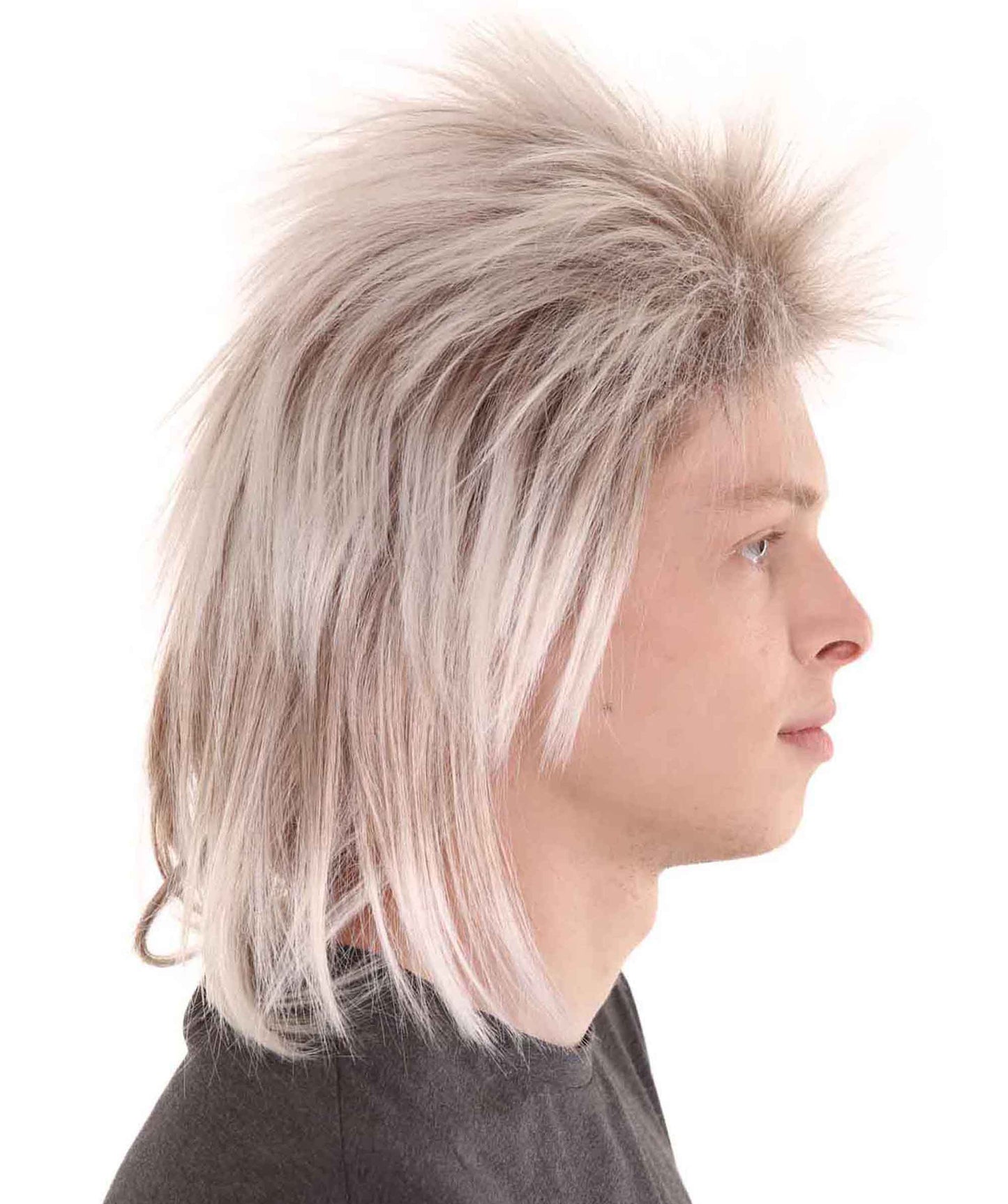 80's Rock Mullet Men's Wig