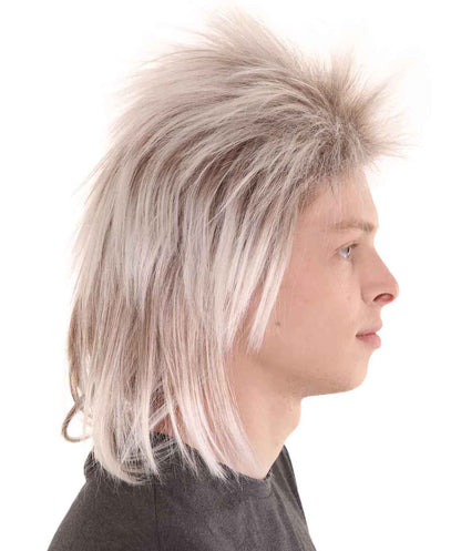 80's Rock Mullet Men's Wig