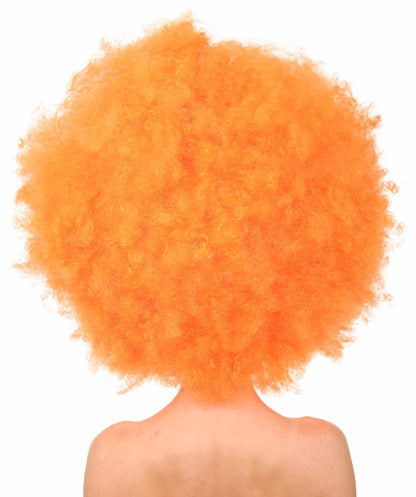 Orange Jumbo Afro Wig