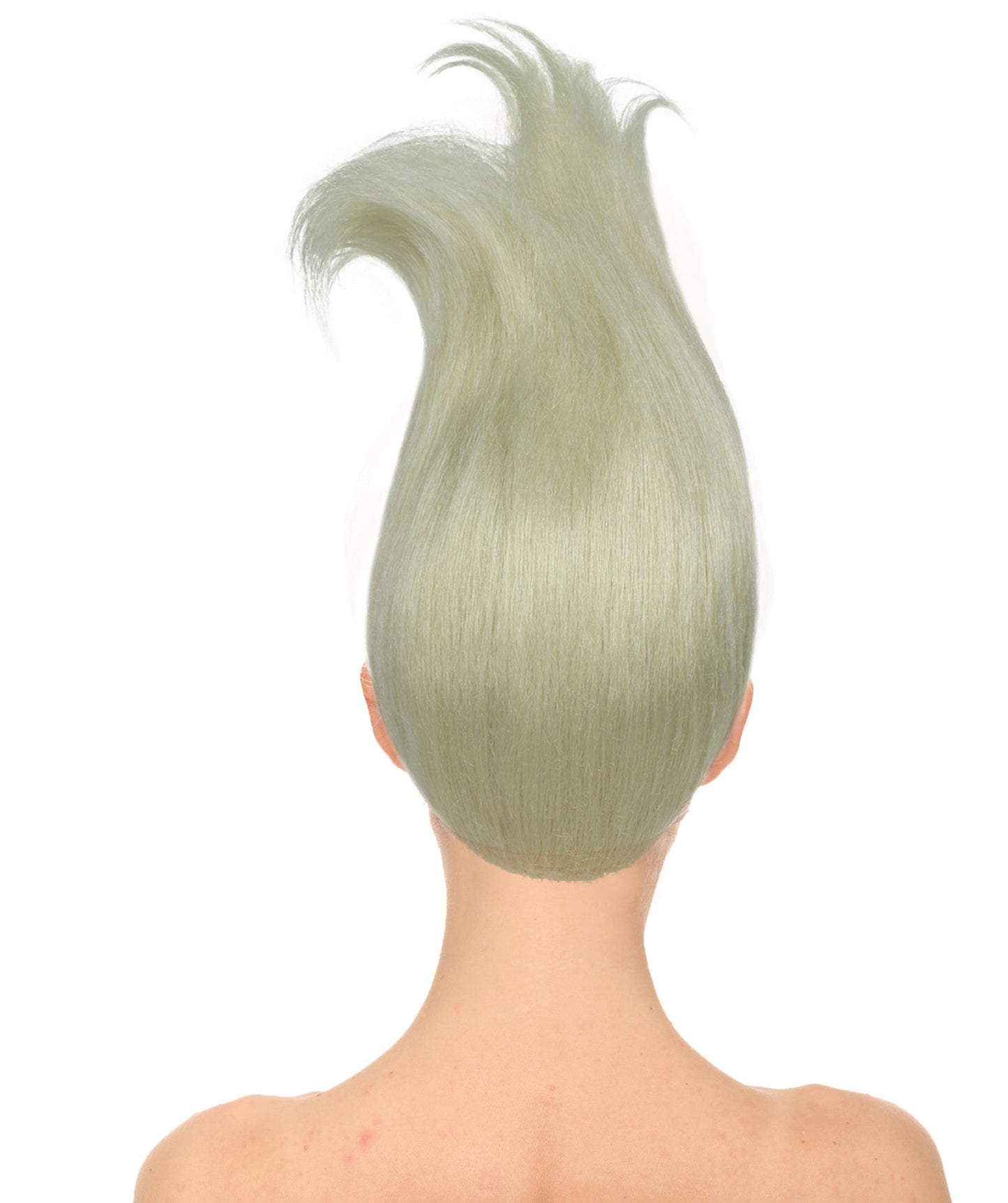 Troll World Tour | Women's Blonde Straight Spiked Troll Wig | Premium Breathable Capless Cap