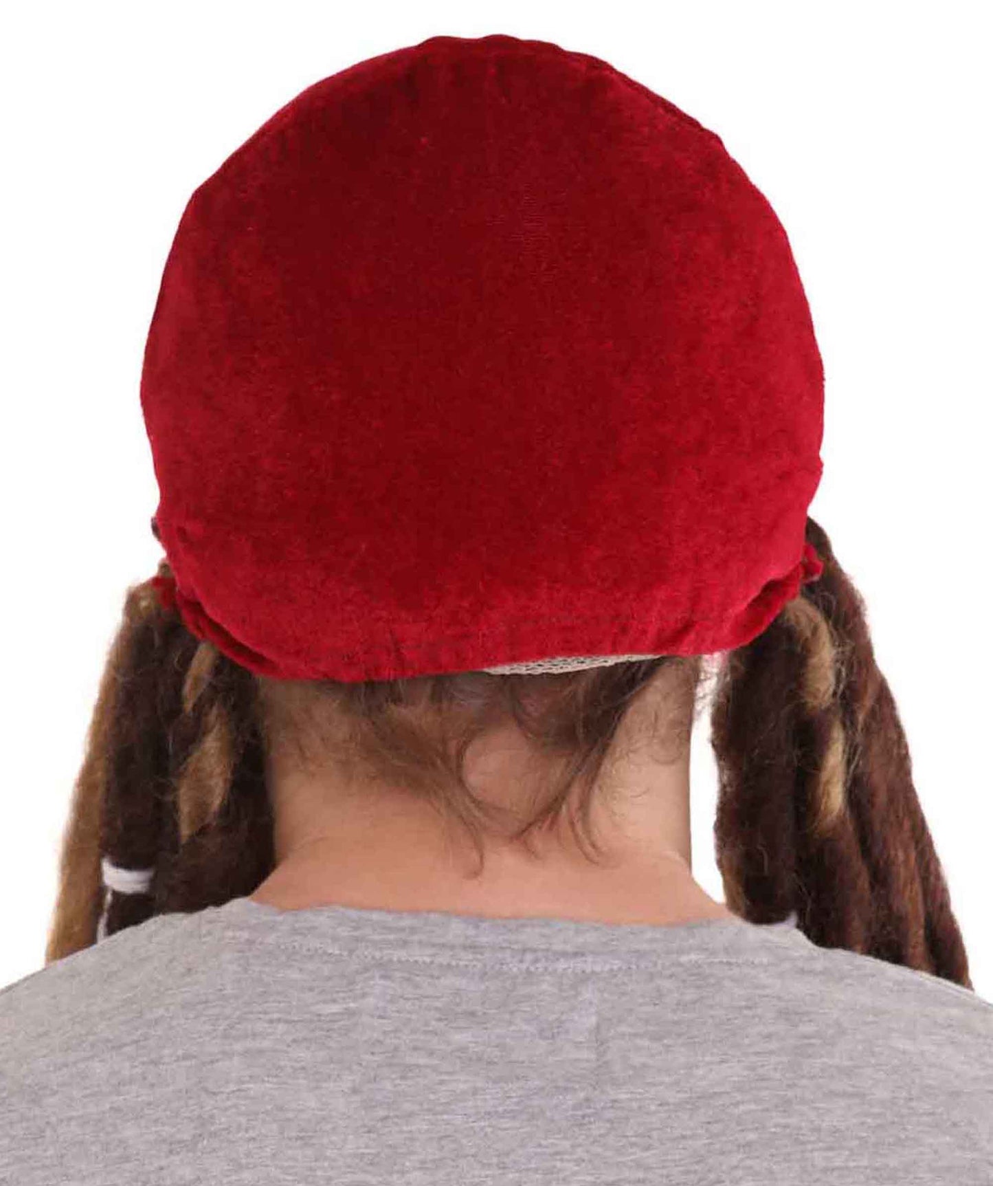 Pirate Pete Mens Wig | Halloween Wig With Red Cap