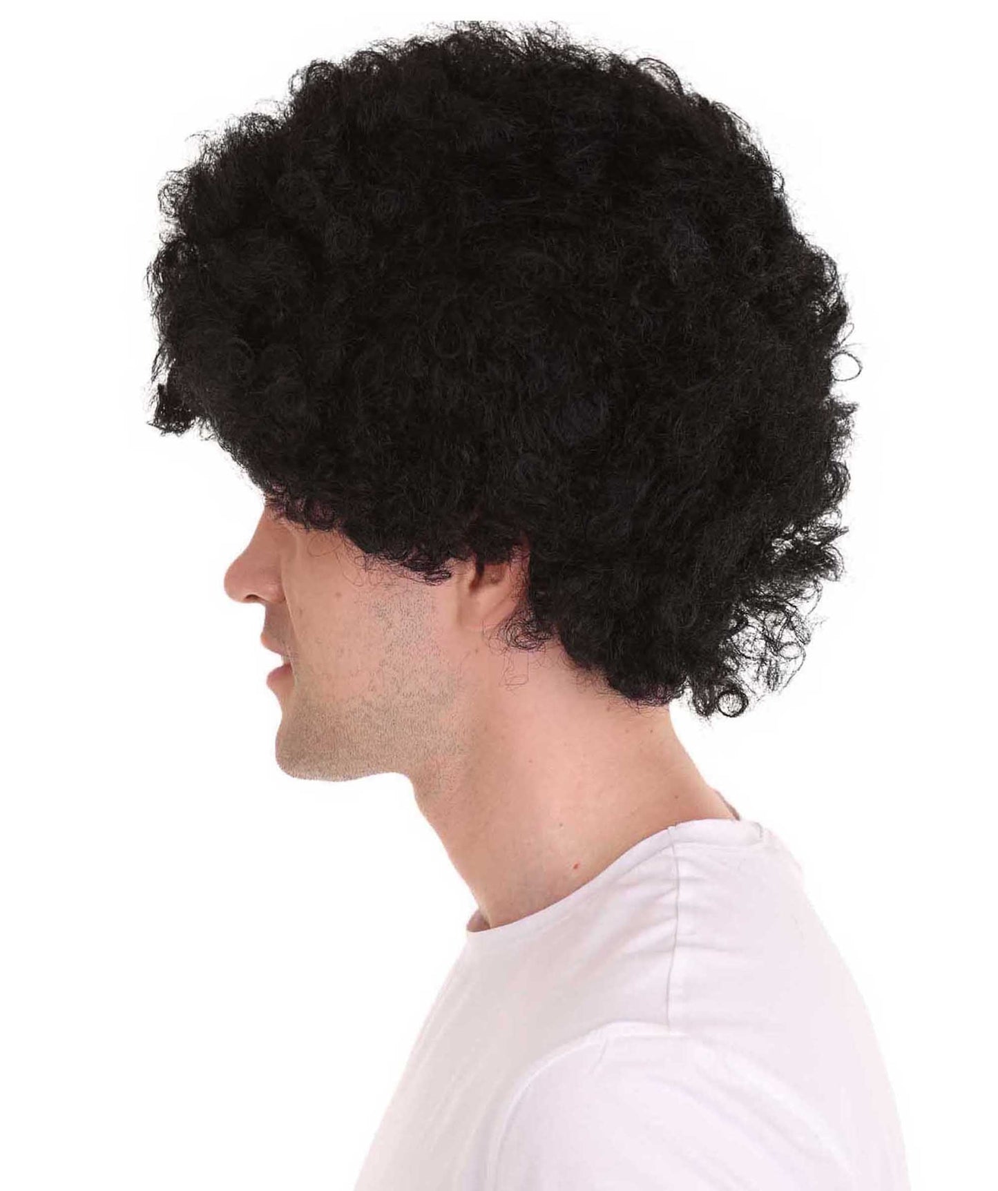 Black  Unisex Afro Wig | Super Size Jumbo Sport Wig