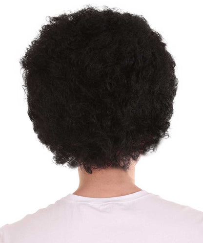 Black  Unisex Afro Wig | Super Size Jumbo Sport Wig