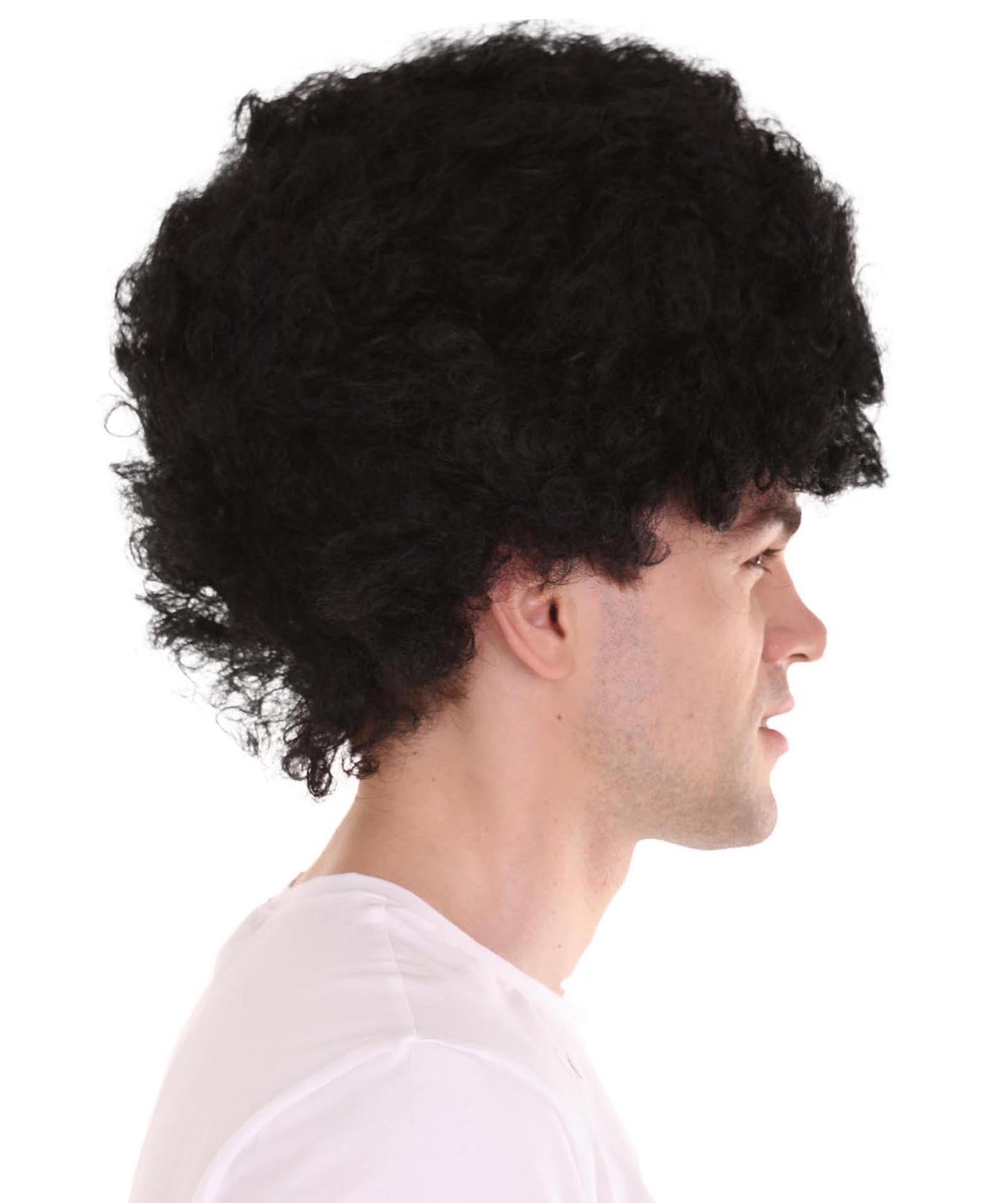 Black  Unisex Afro Wig | Super Size Jumbo Sport Wig