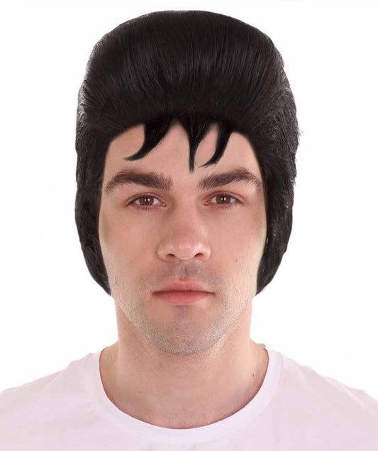 Men's Fashion Black Wig