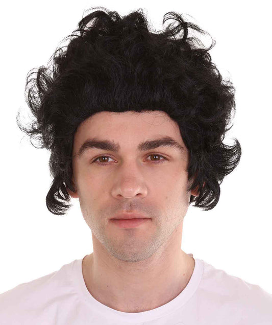 Pompadour Black Wig