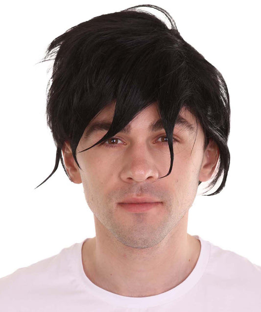 black emo wig