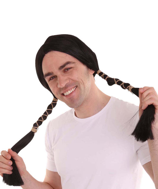 Indian Maiden Black Wig
