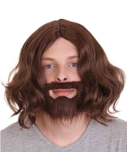Medieval King Wig with Beard