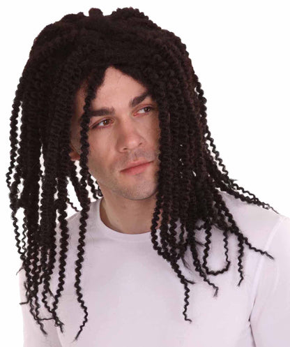 Long Dreadlock Wig | Halloween Wigs | Premium Breathable Capless Cap