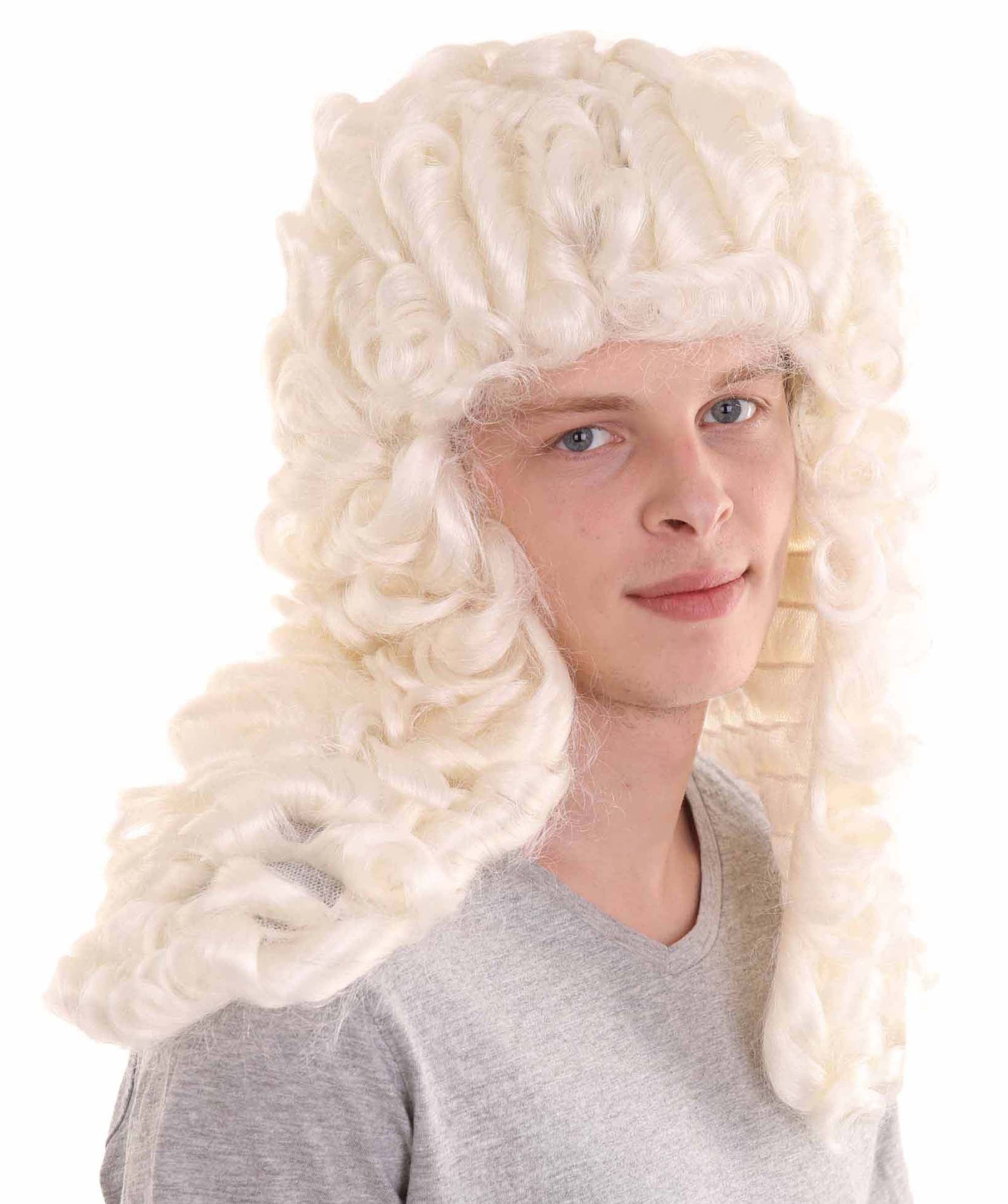 Off white Historical Judge Wig