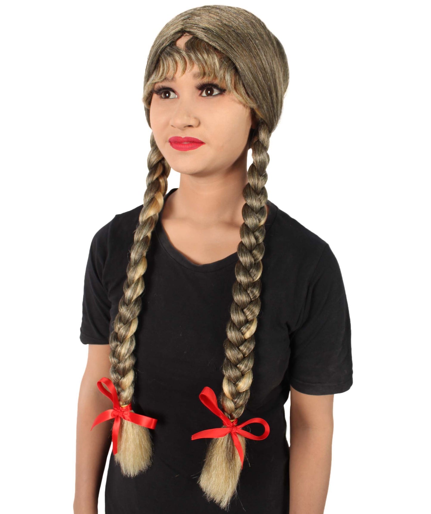 Mixed Blonde Multiple Colors Option Long Braided Wig