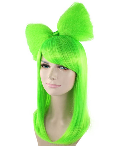 Lime Long Butterfly Womens Wigs collection