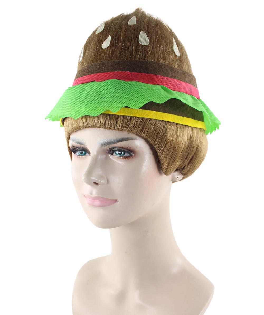 Burger American flag wig