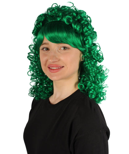 HPO Women's 80's Babe Doll Wig , Multiple Color Options