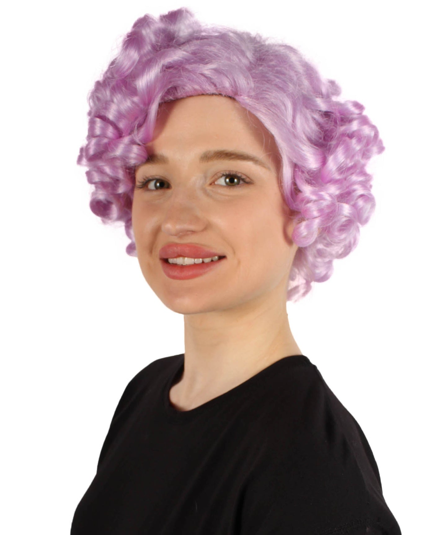 Doll Curly Womens Wig Collection | Character Fancy Halloween Wig | Premium Breathable Capless Cap | HPO