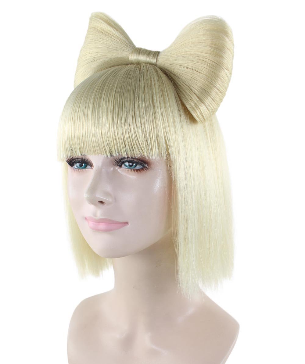 Light Blonde Women's Butterfly Bow Wigs