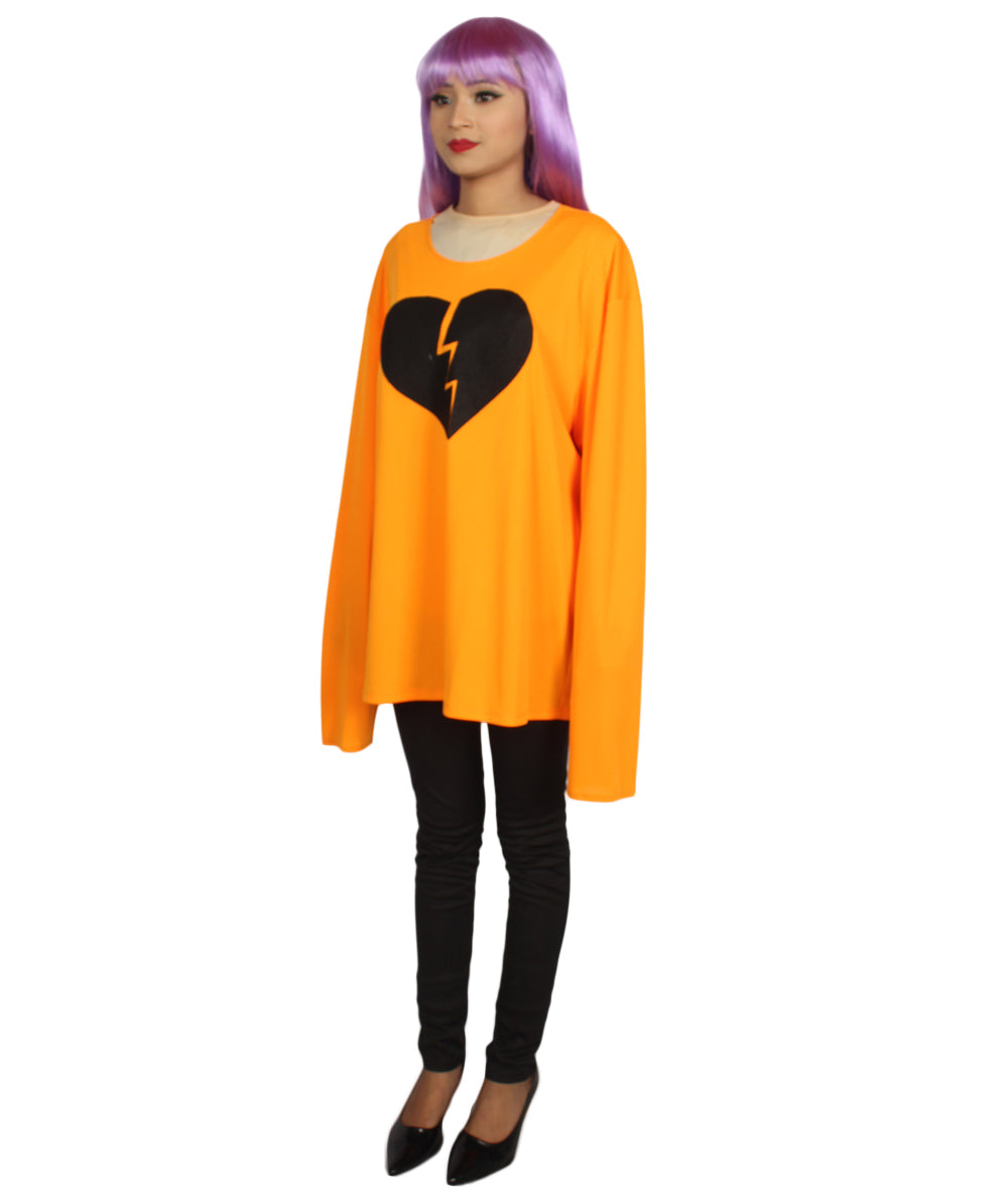 Orange My Heart Is Broken Long Sleeve Costume