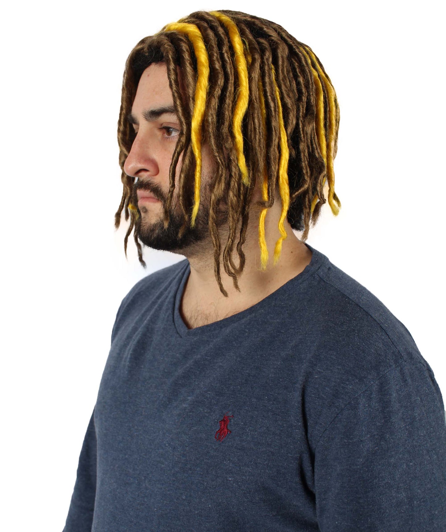 HPO  Men's Multiple Pump Hefner Rapper Dreadlock Wig