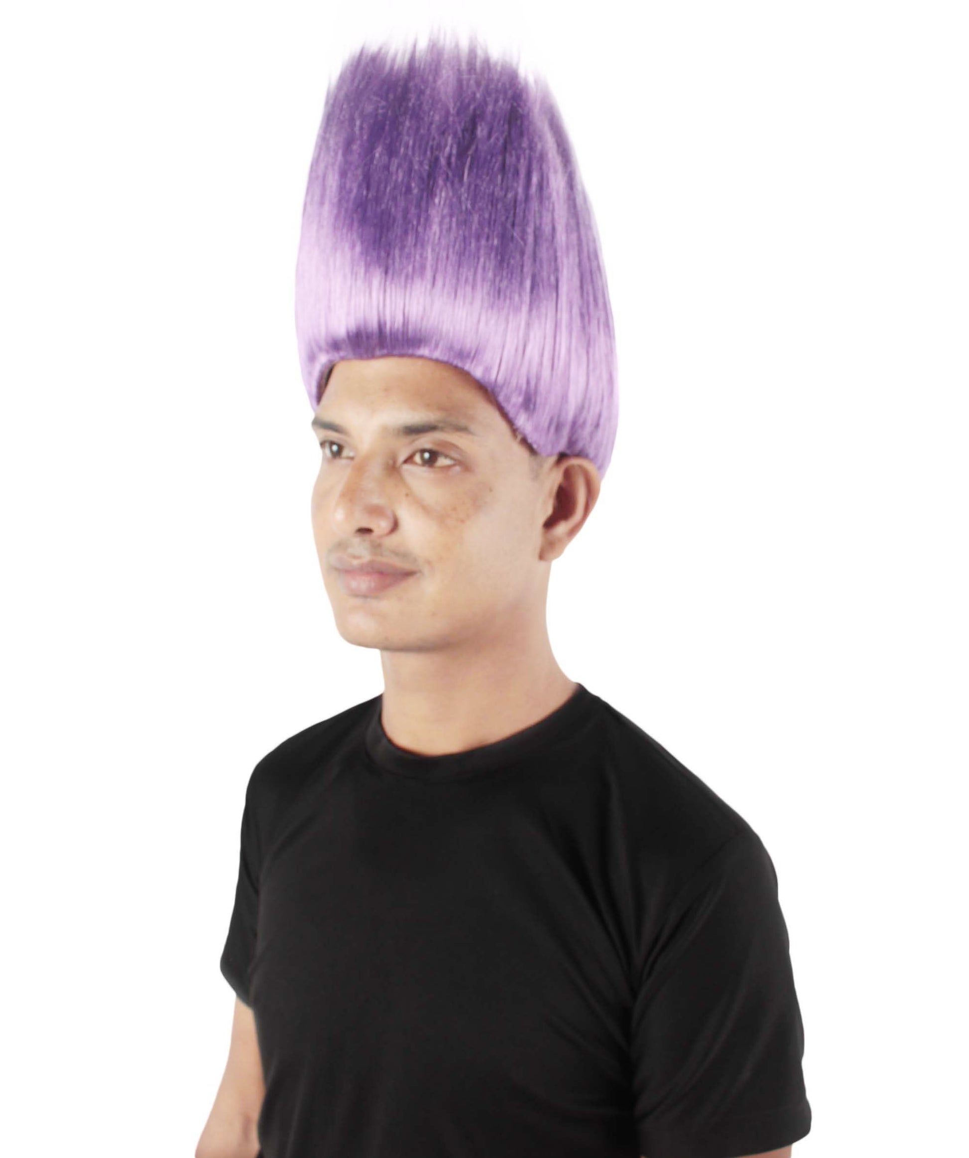 Adult Unisex Halloween Troll wig || Dark Purple