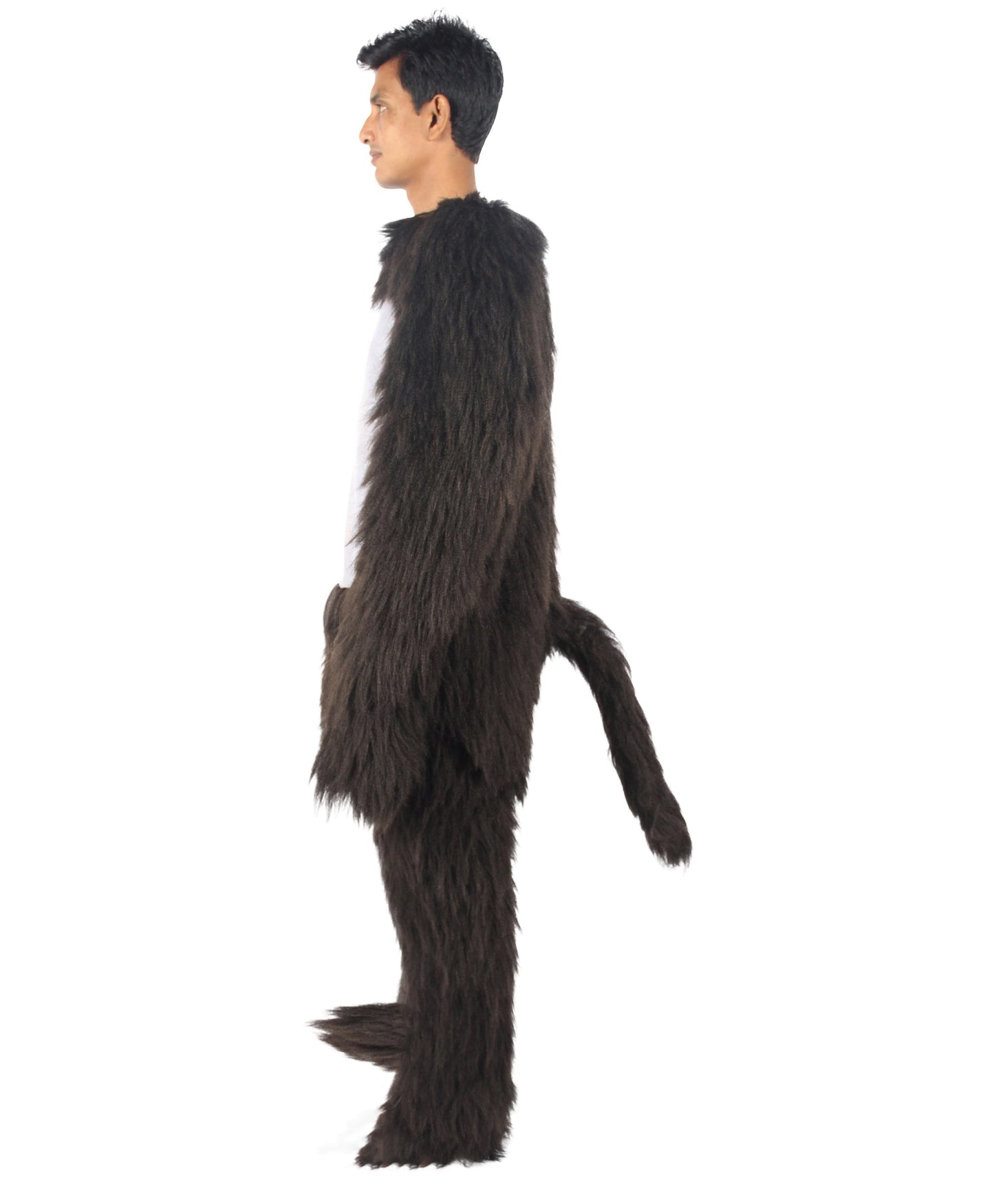 HPO Black and Grey Gorilla Costume | Long Synthetic Fibers