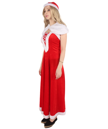 Luxury Miss Santa Costume