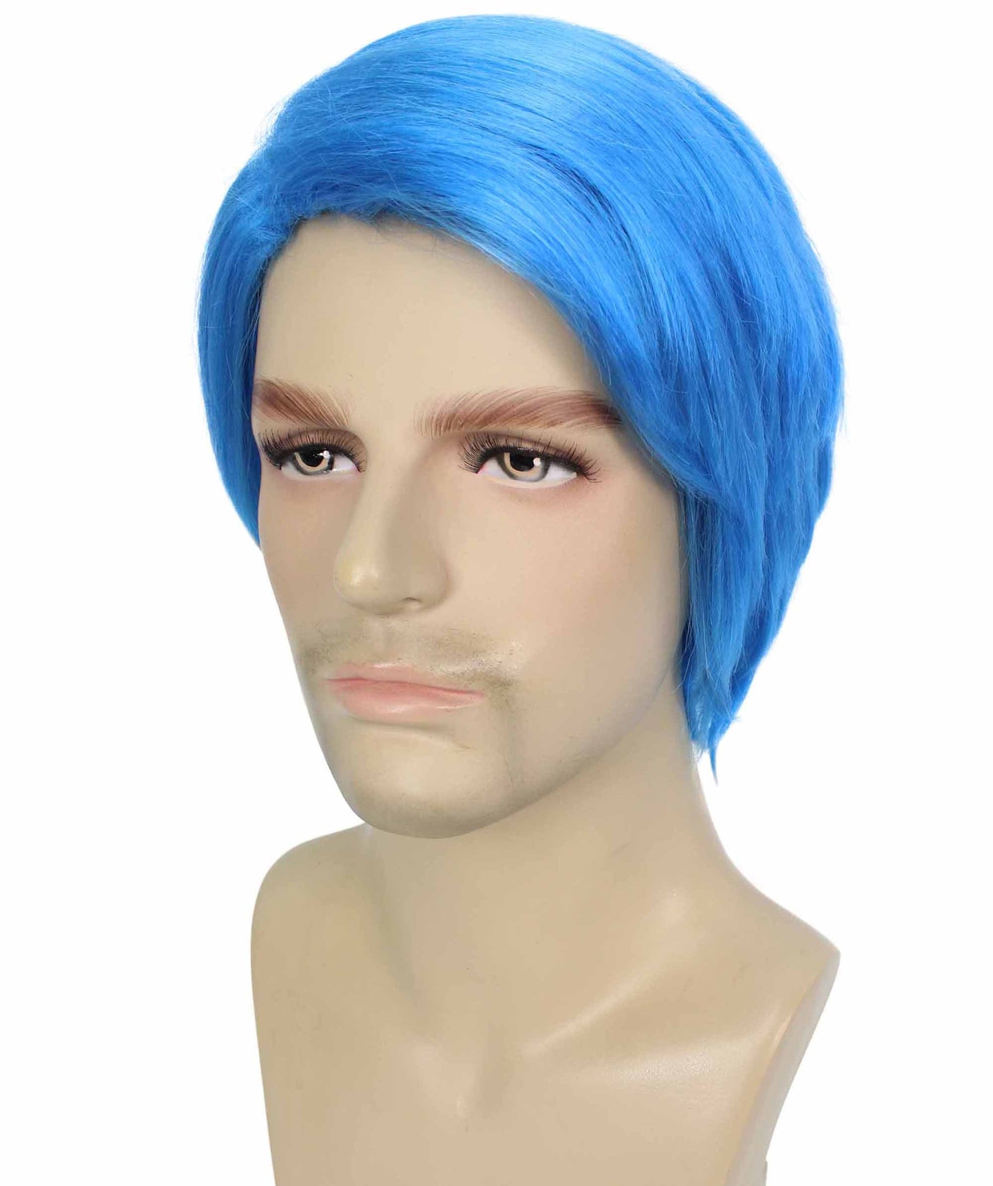 Blue Multiple Colors Celebrity Singer Wig