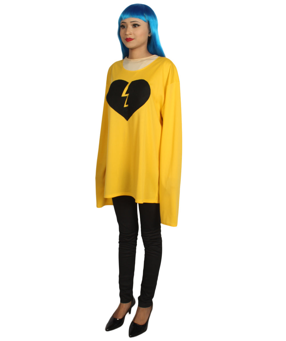 Yellow My Heart Is Broken Long Sleeve Costume