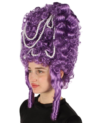 Dark Purple Baroque Marie Antoinette Wig