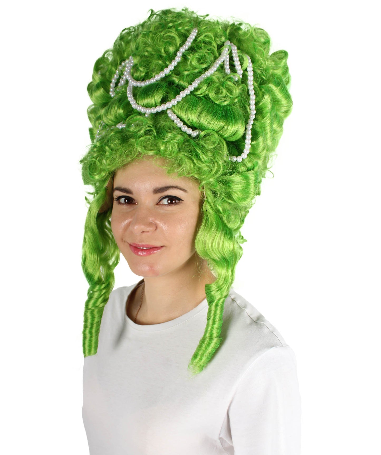 Lime Green Baroque Marie Antoinette Wig