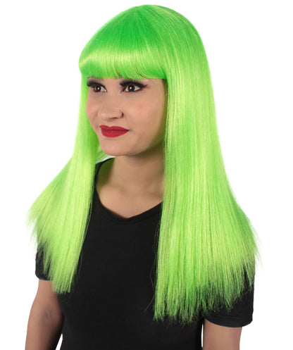 Light Green Straight Length  Diva Wig
