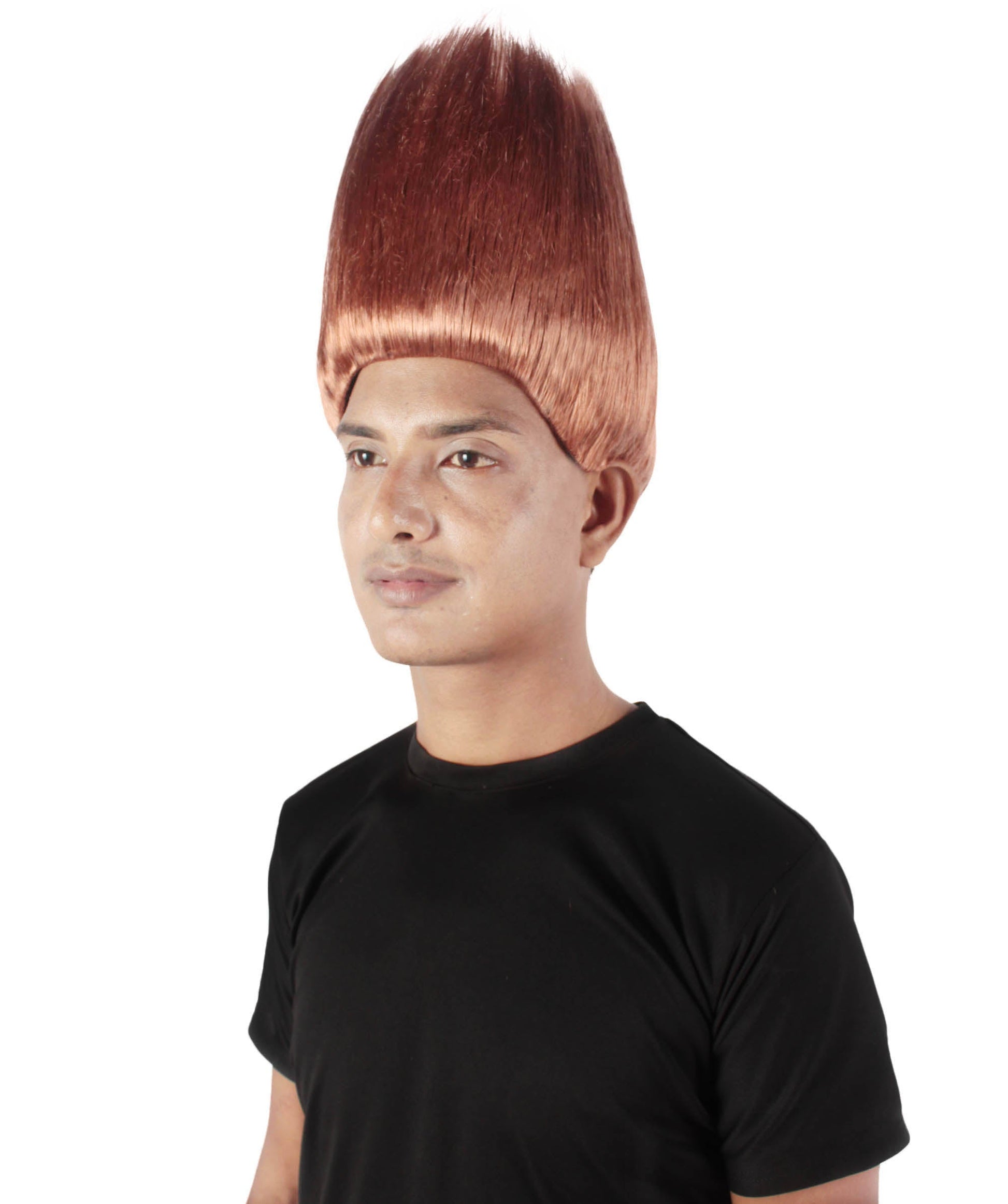 Adult Unisex Halloween Troll wig || Auburn Brown